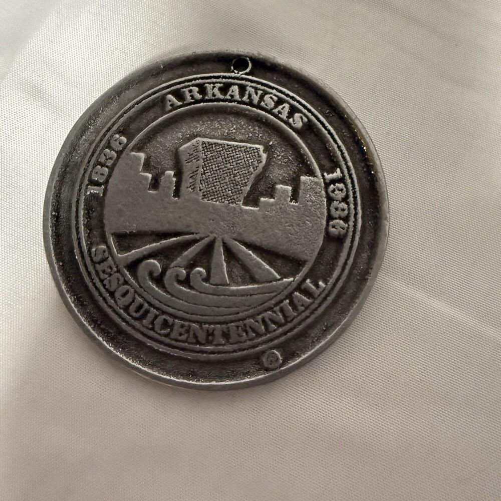 Limited Edition 20/40 Wilton Arkansas Sesquicentennial Metal RARE 1986 150th Ann